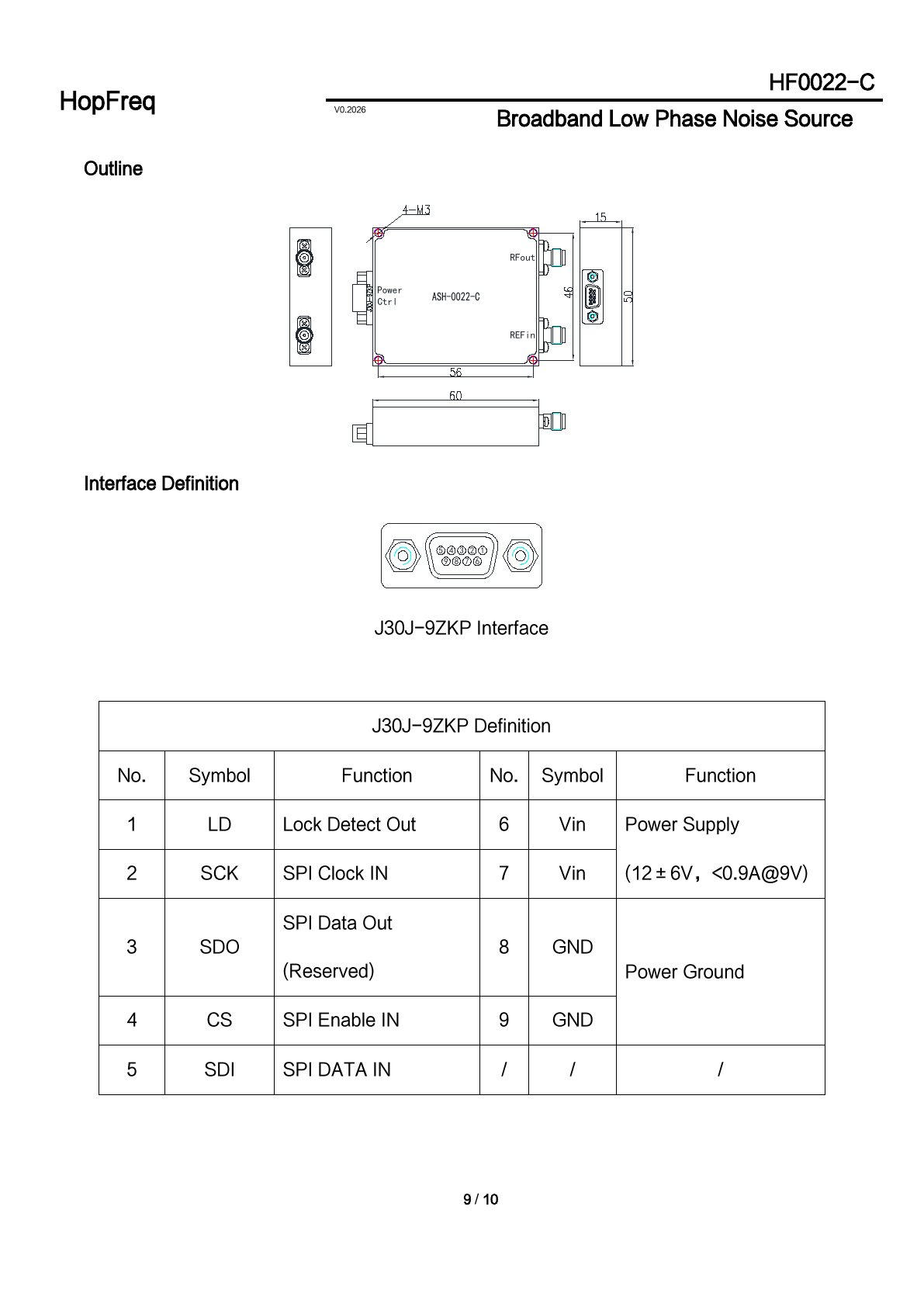 HF0022-C Datasheet 9