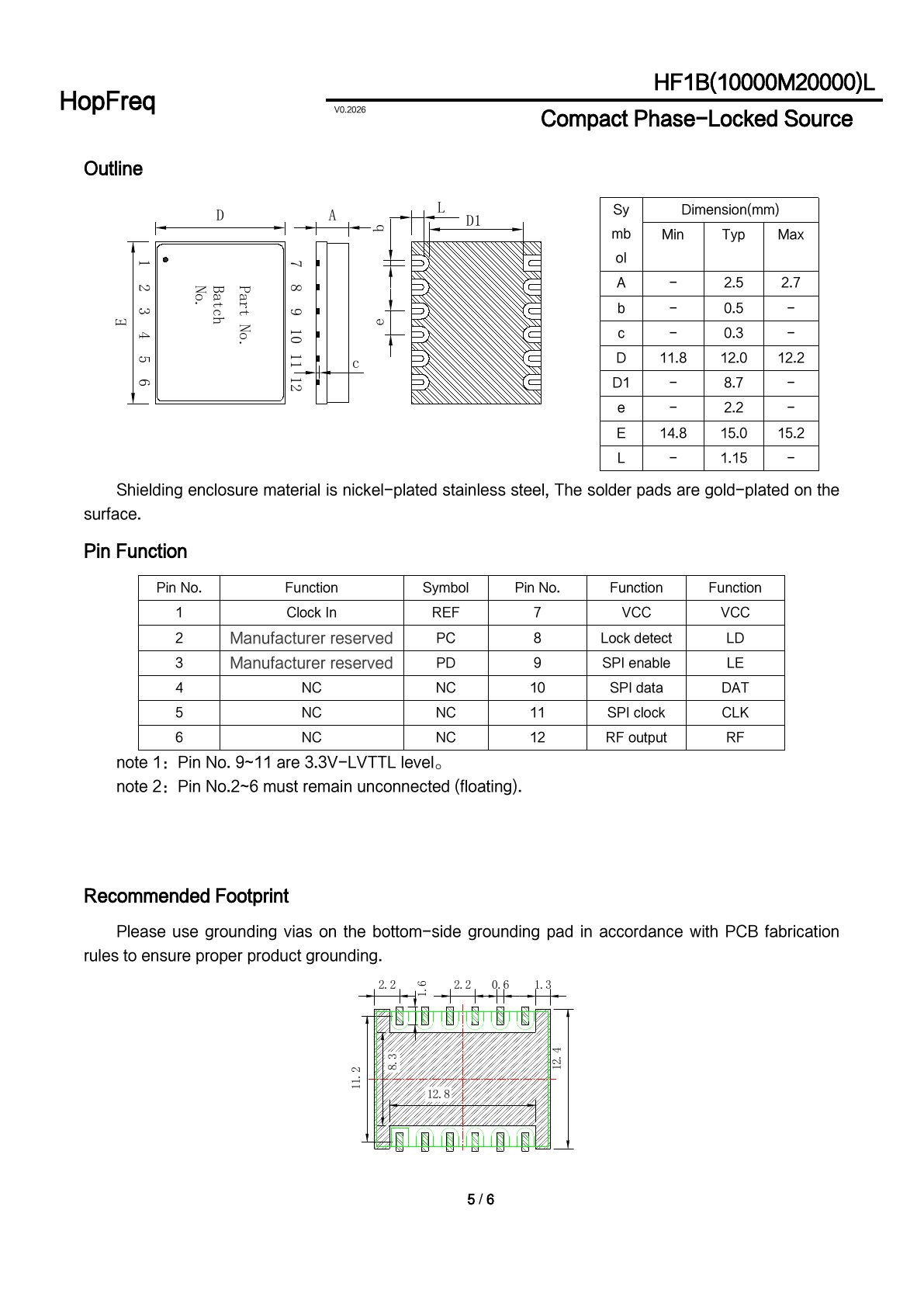 HF1B(10000M20000)L Datasheet 5