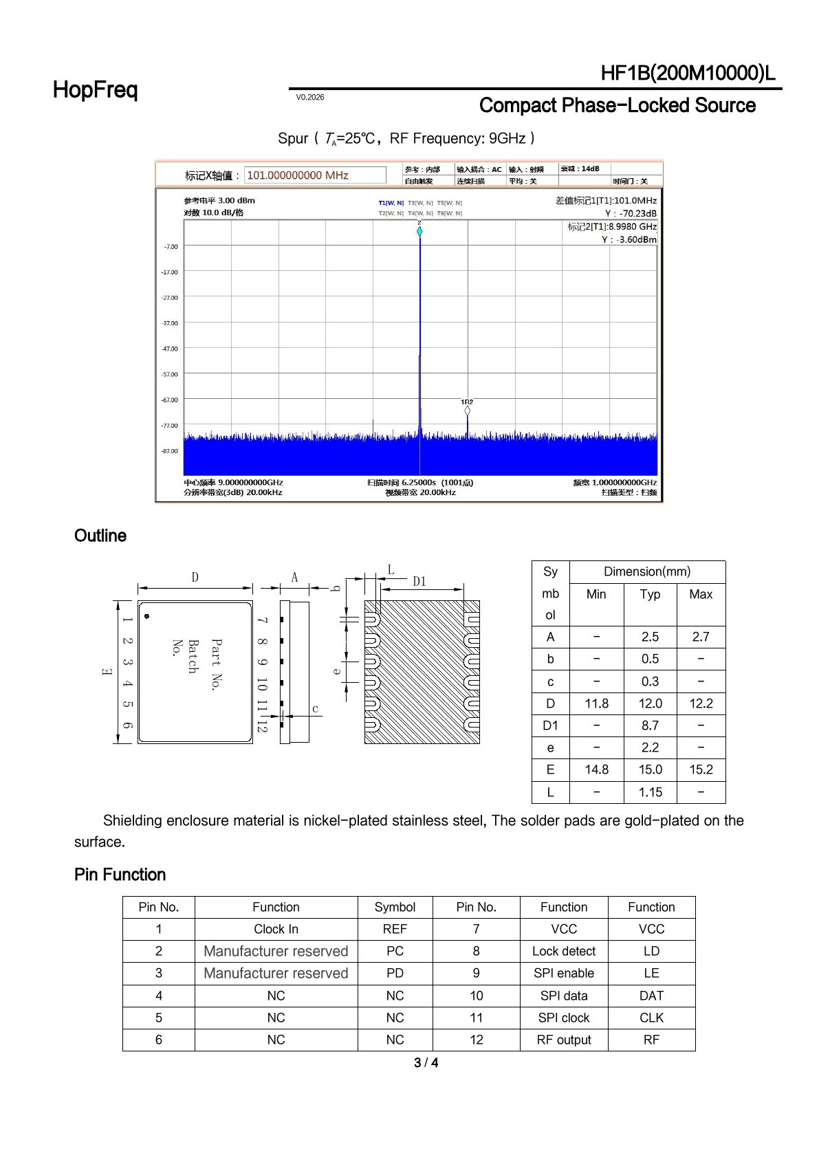 HF1B(200M10000)L Datasheet 3