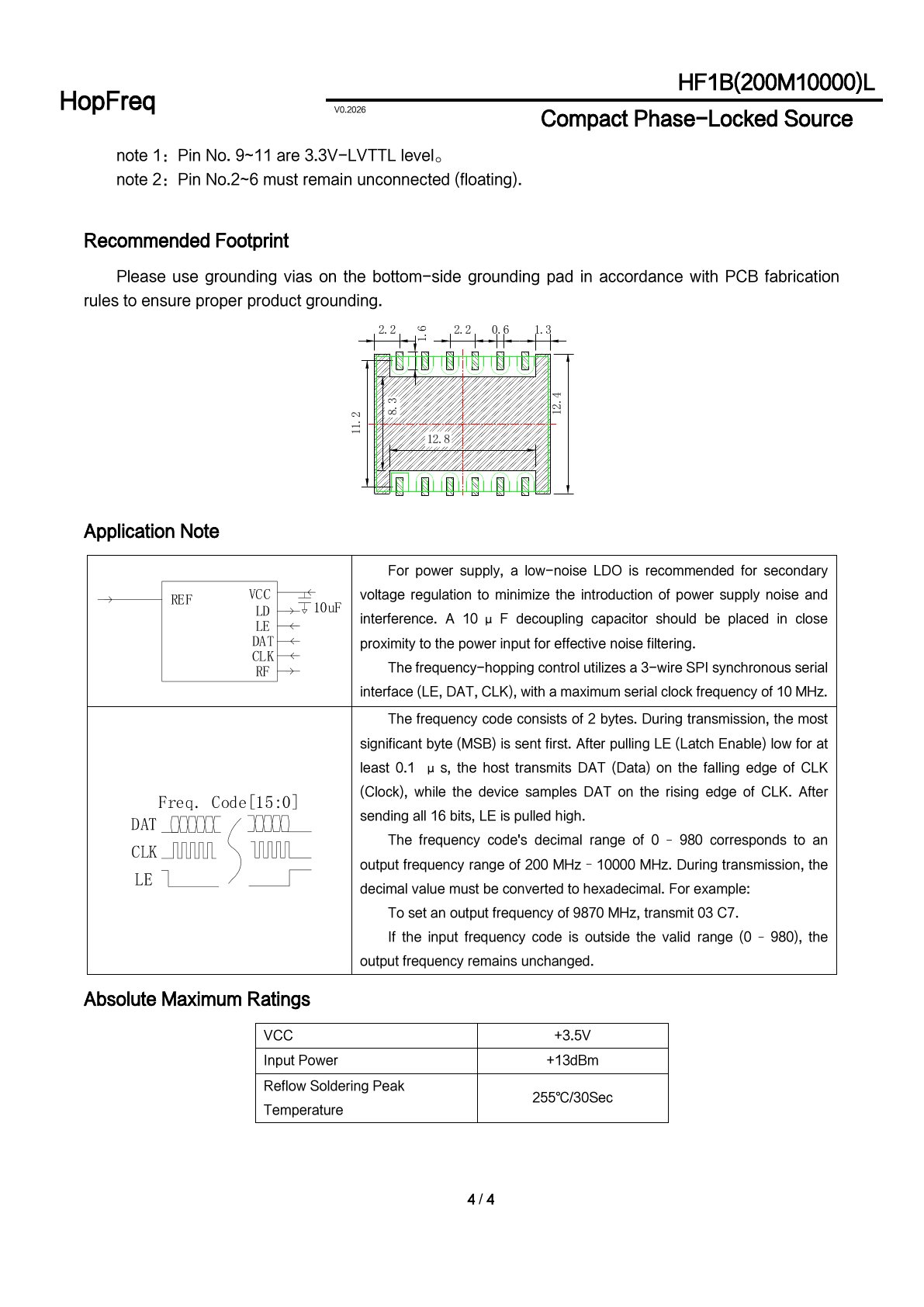 HF1B(200M10000)L Datasheet 4