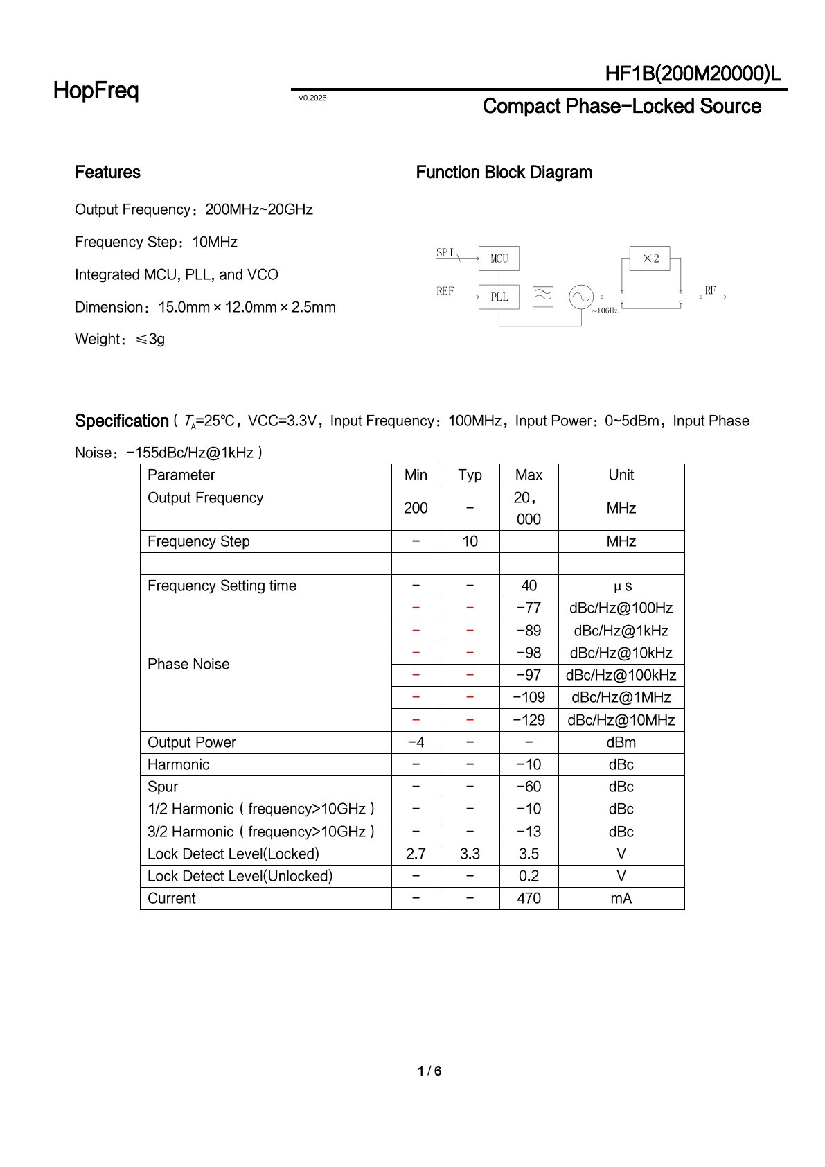 HF1B(200M20000)L Datasheet 1