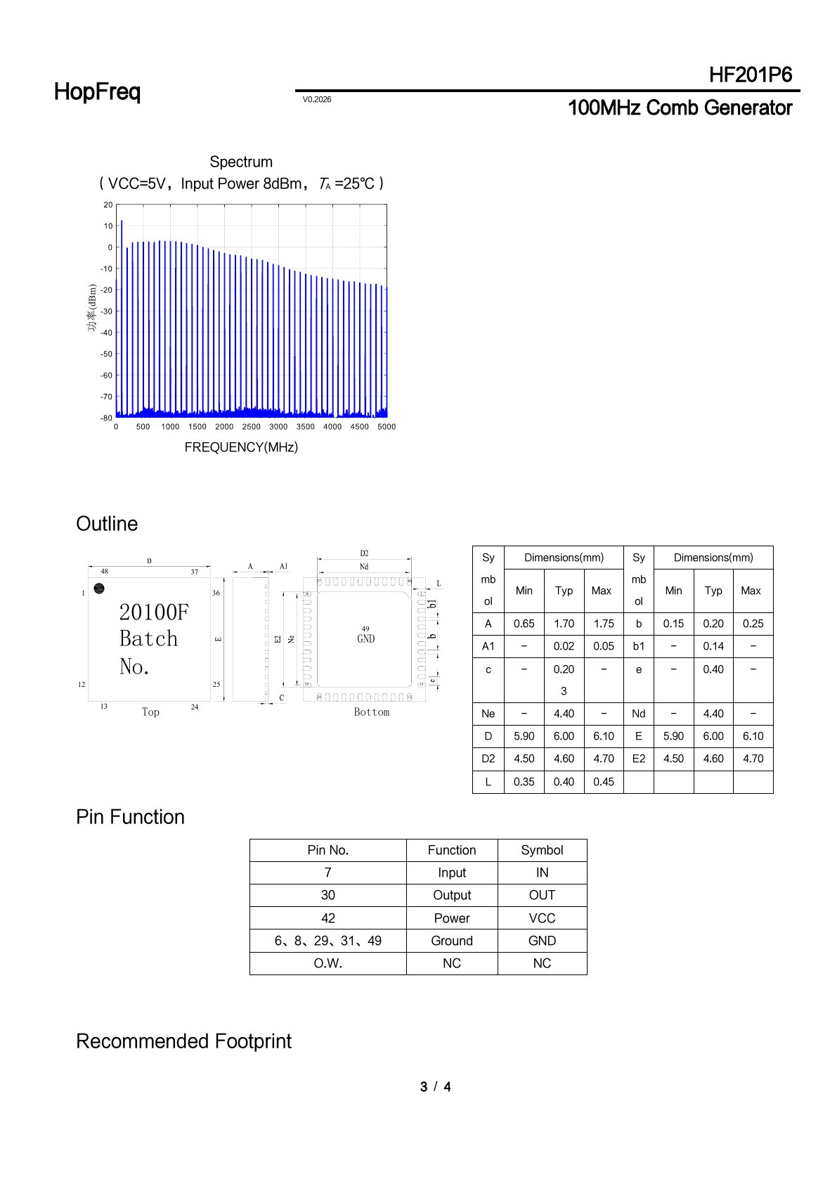 HF201P6 Datasheet 3