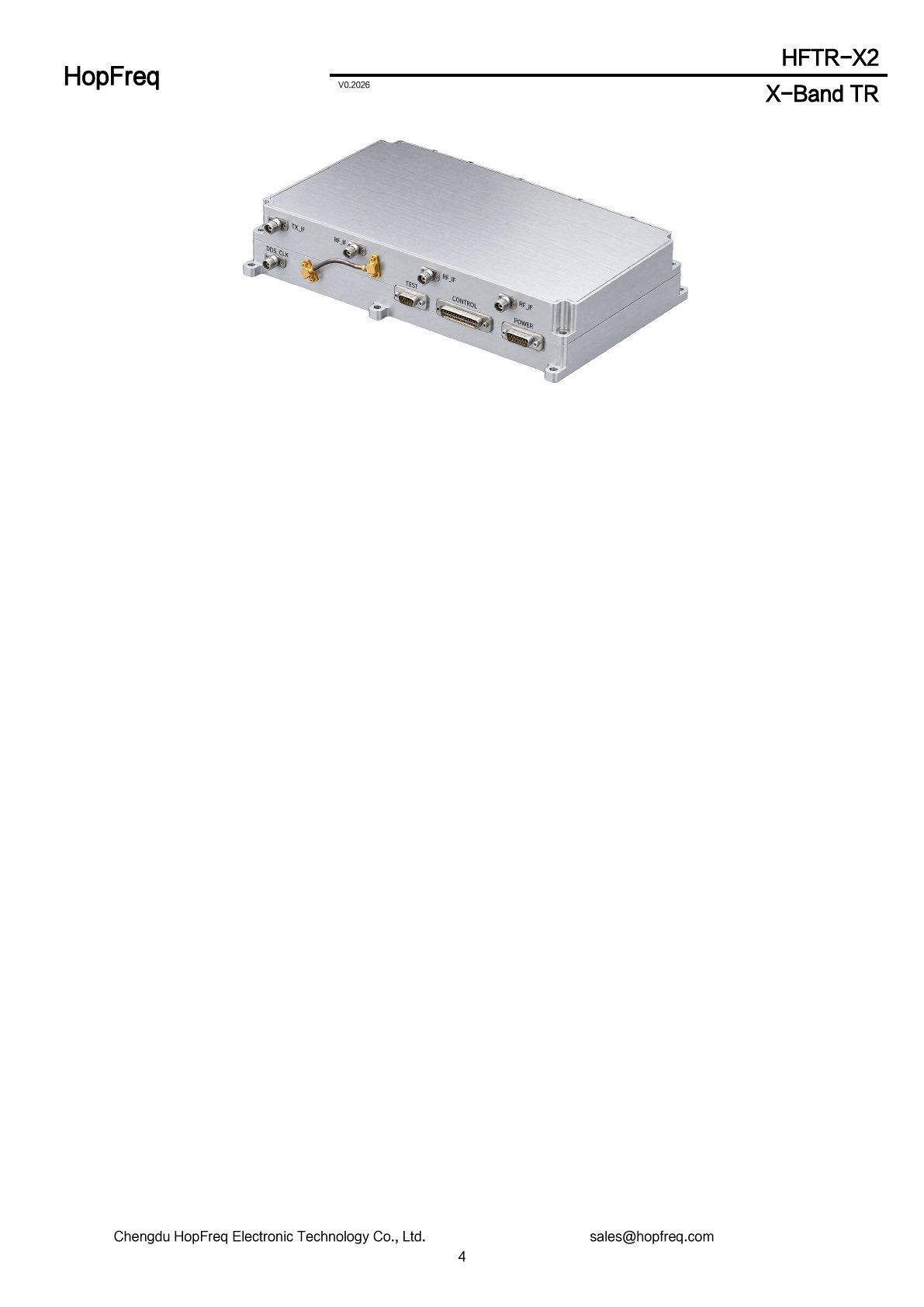 HFTR-X2 Datasheet 4